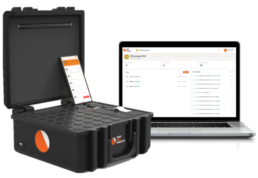 SIT Ecosystem — team kit case, mobile app, and web dashboard