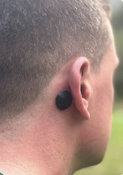 SIT Wearable sensor worn behind the ear